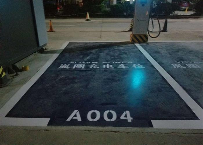 石家莊4s店停車(chē)位環(huán)氧施工收尾中！